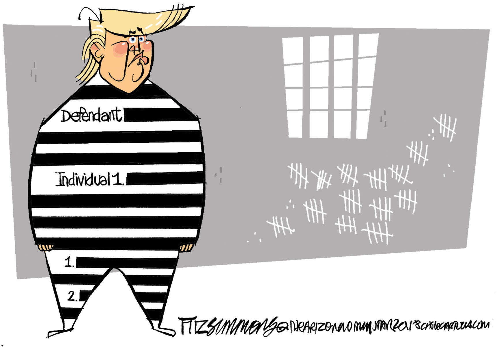 Daily Fitz Cartoon: Redaction